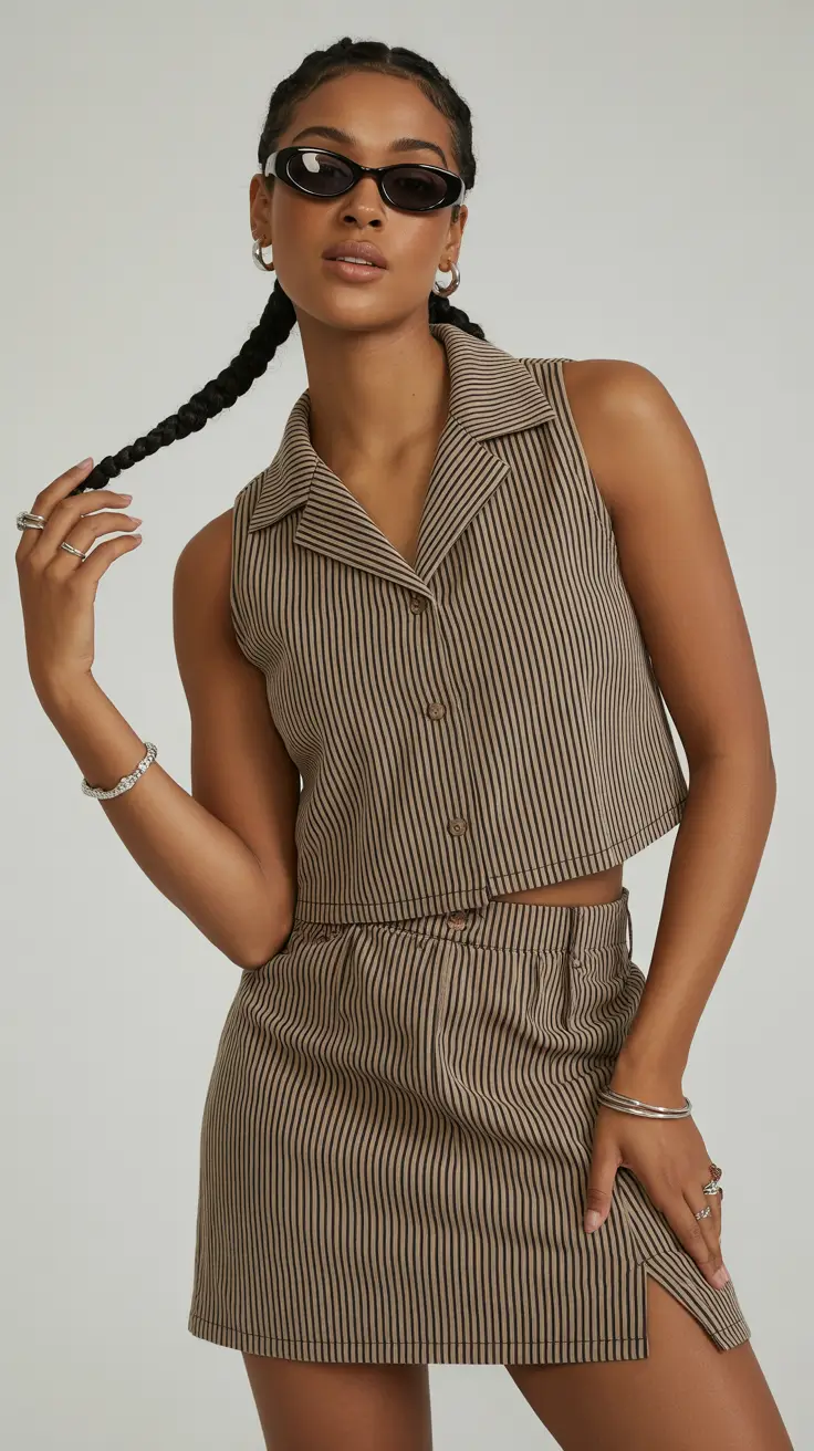 every day outfits 2026 Retro Stripe Minimalism