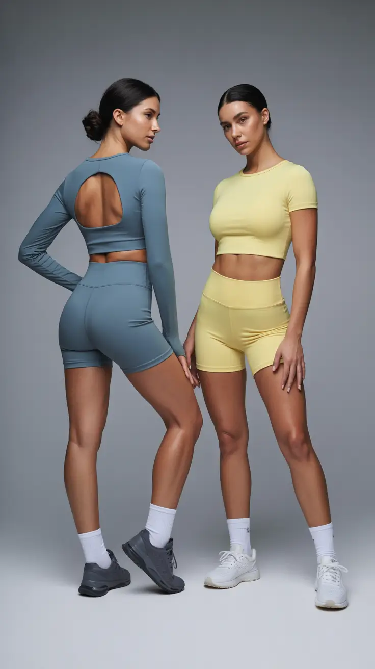 workout outfits 2026 Dual Charm Minimal Yet Playful