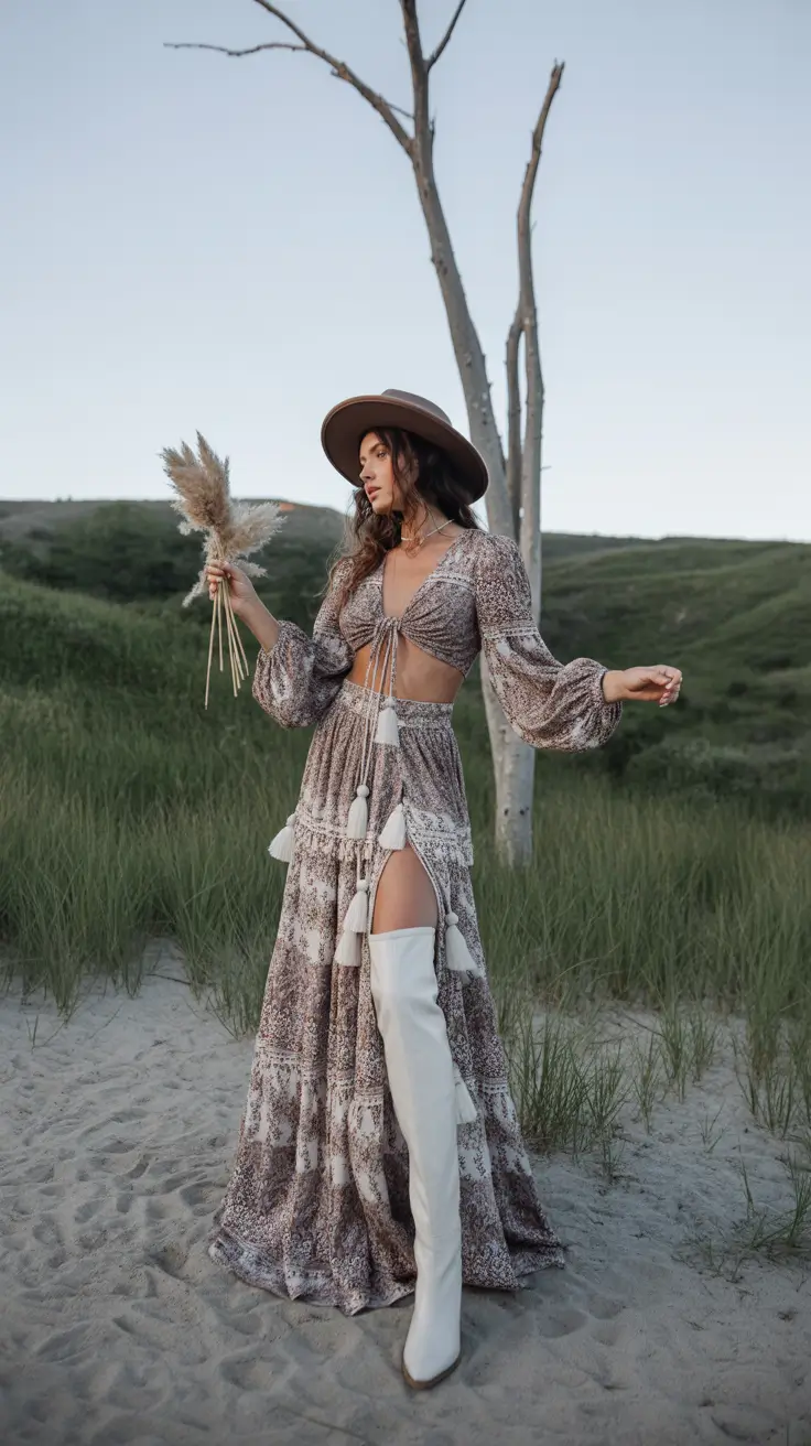 rodeo outfits 2026 Bohemian Rodeo – Romantic Freedom in Motion