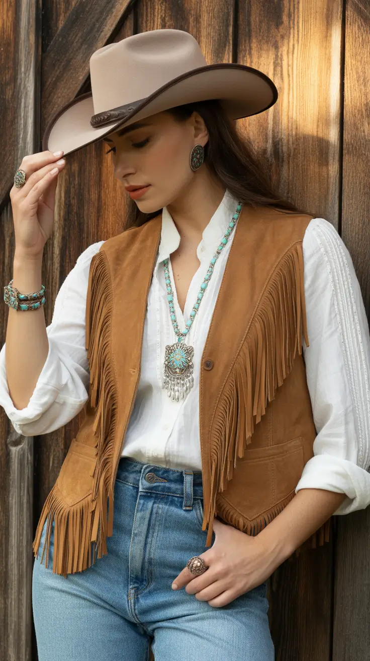 rodeo outfits 2026 Boho Fringe Revival