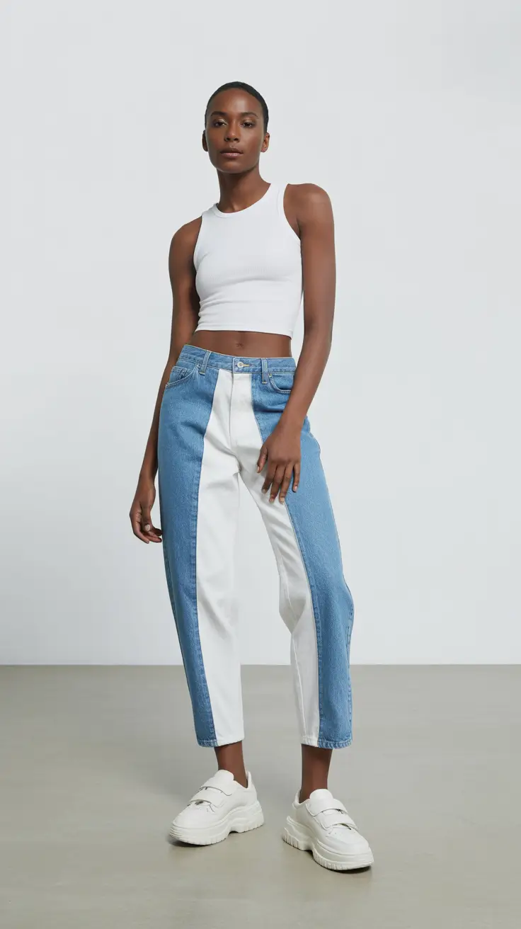 mom outfits 2026 Two Tone Street Power