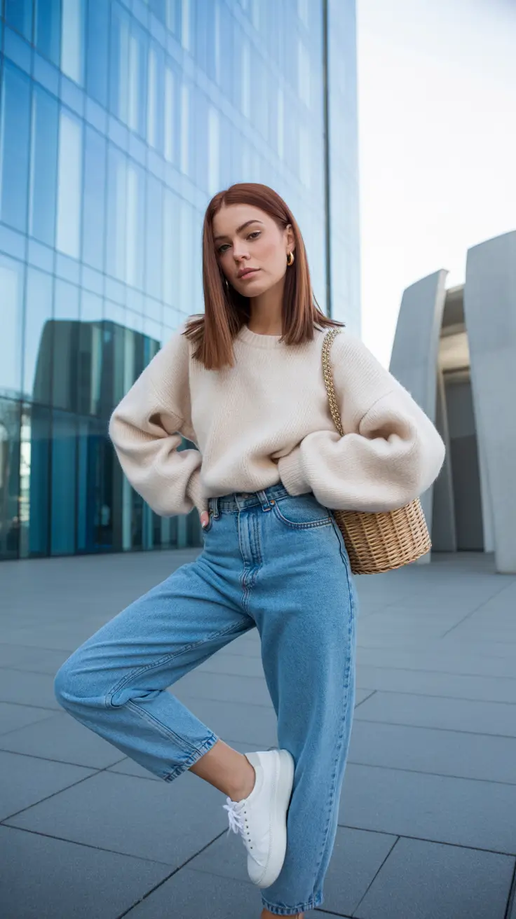 mom outfits 2026 Urban Cozy Mood