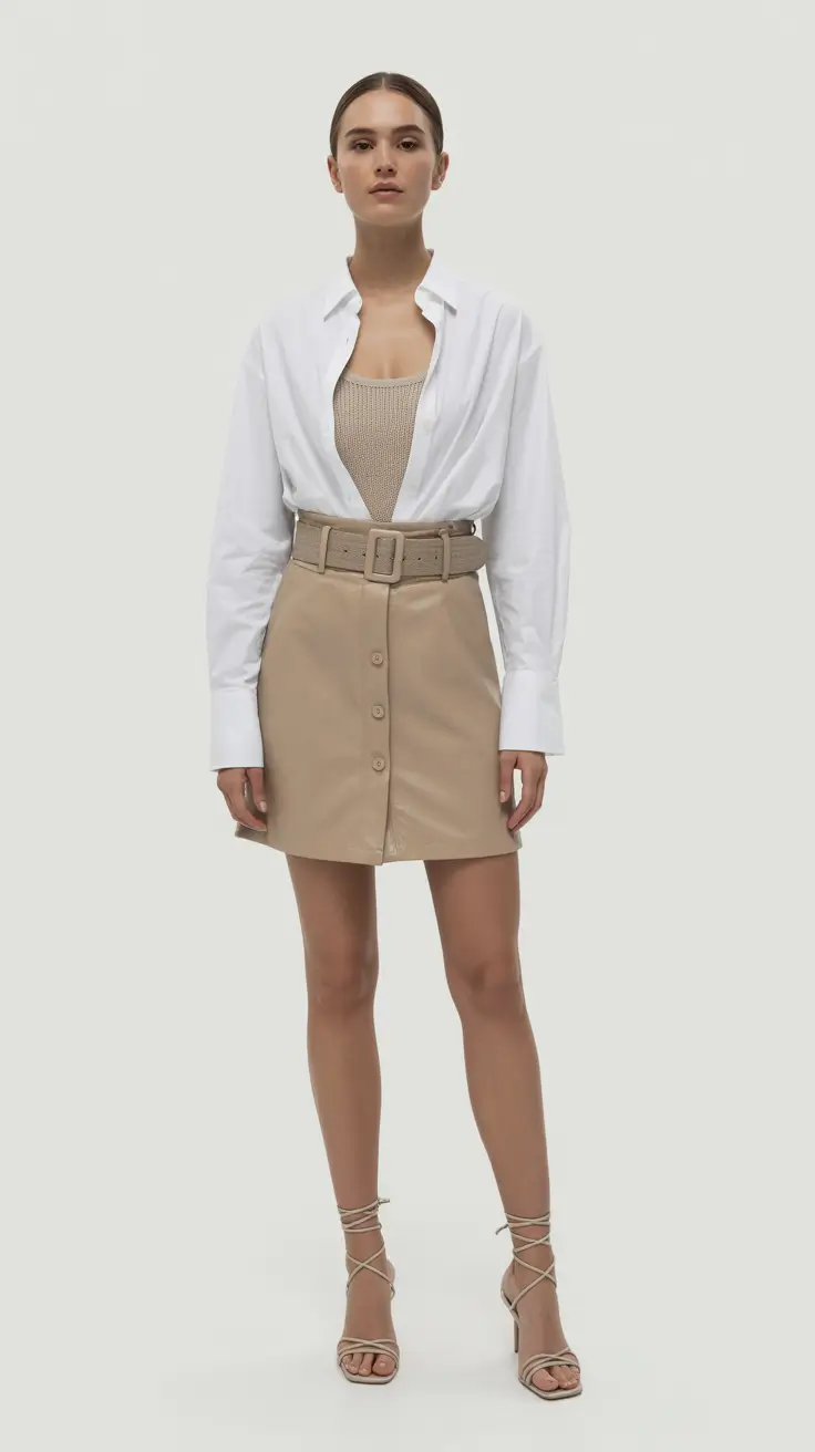 fashion outfits 2026 Neutral Power Play