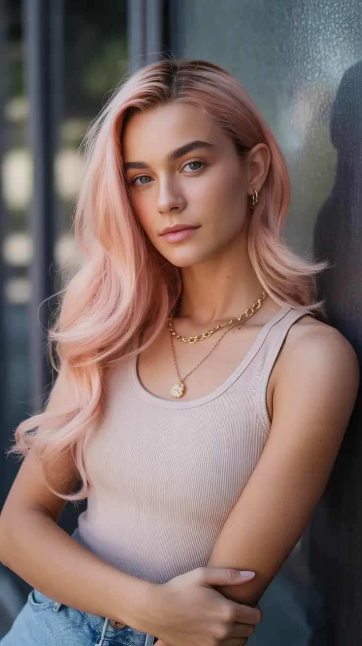 hair color 2026 Petal Glow Waves