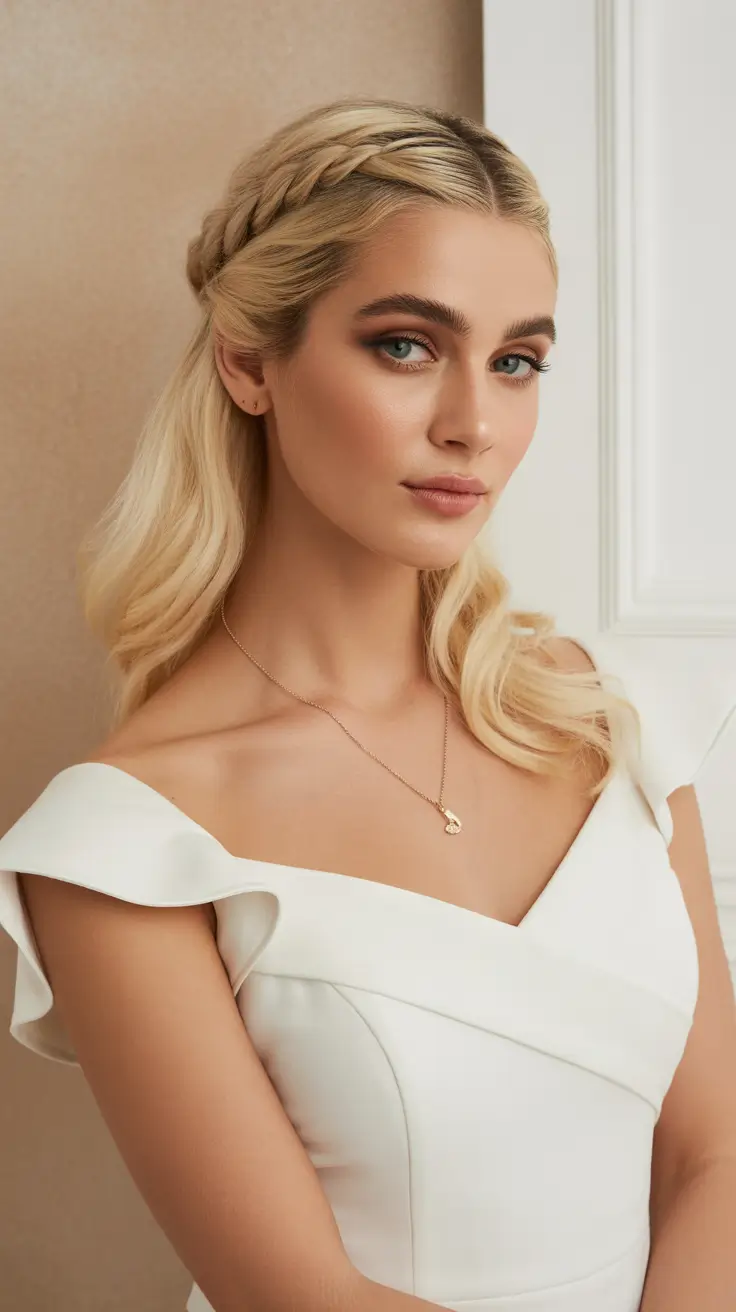 romantic braids hairstyle 2026 braided crown