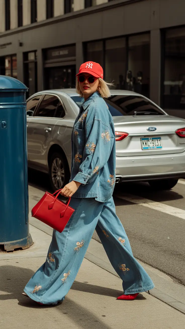 jeans outfits 2026 Sporty Luxe