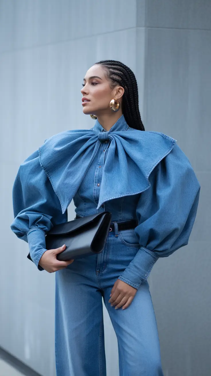 jeans outfits 2026 Denim Drama