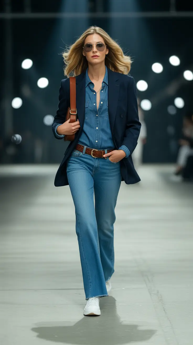 jeans outfits 2026 Power Denim