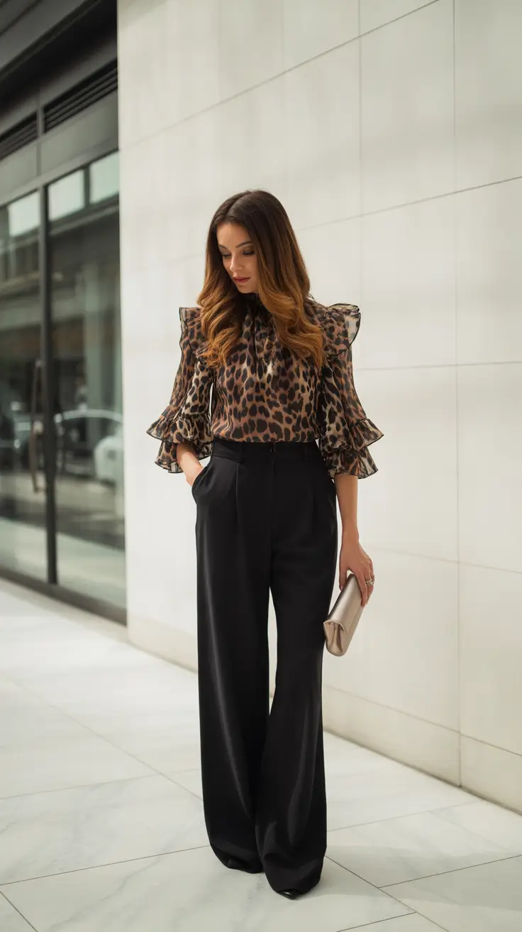 business casual outfits 2026 Wild Sophistication