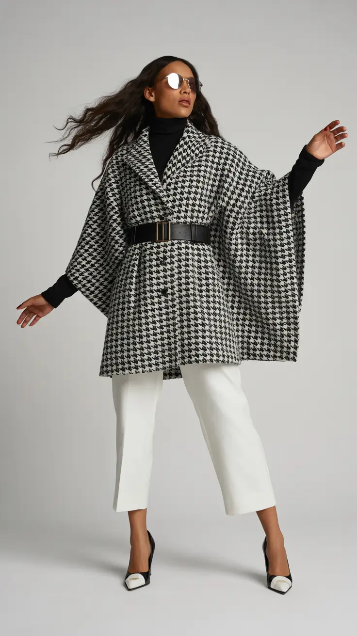 business casual outfits 2026 Bold Geometry