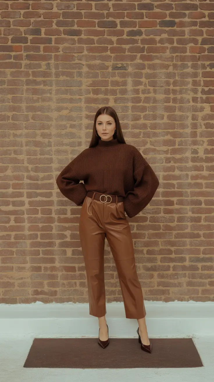 business casual outfits 2026 Modern Monochrome with Texture