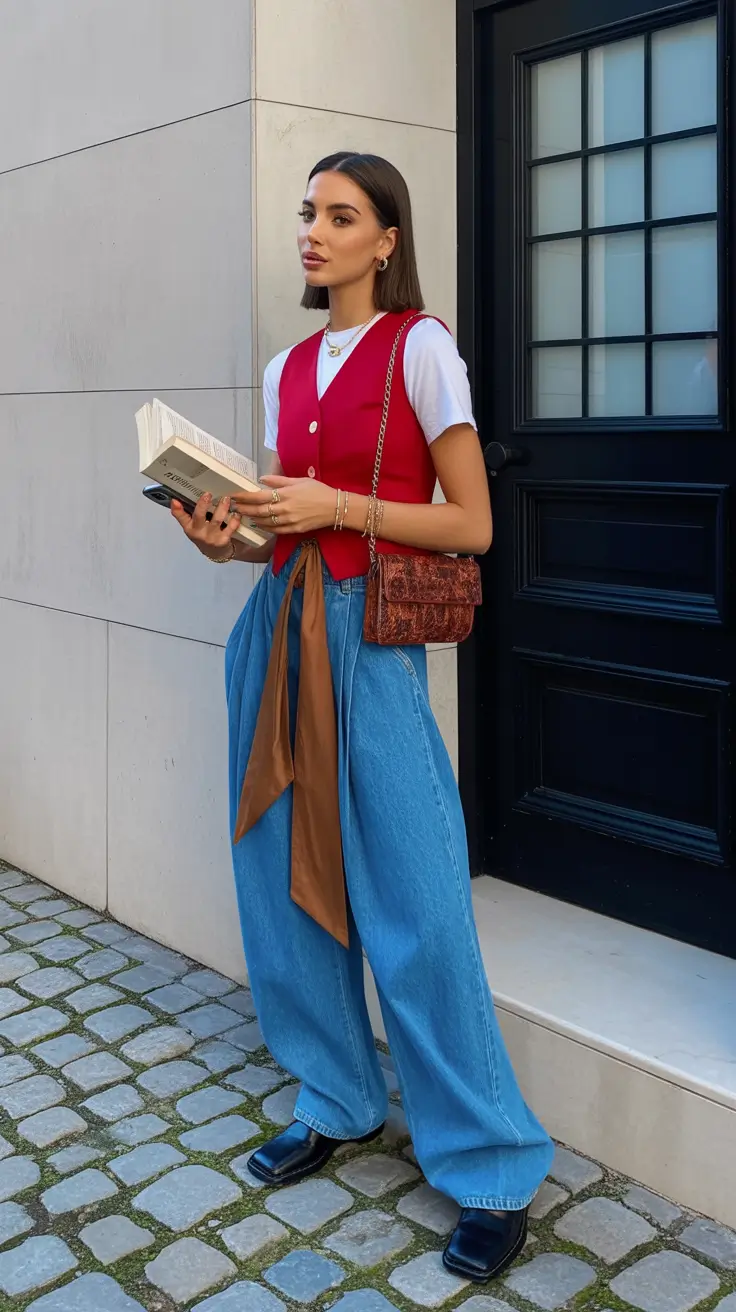 new york outfits 2026 Smart Casual Layers With A Preppy Twist