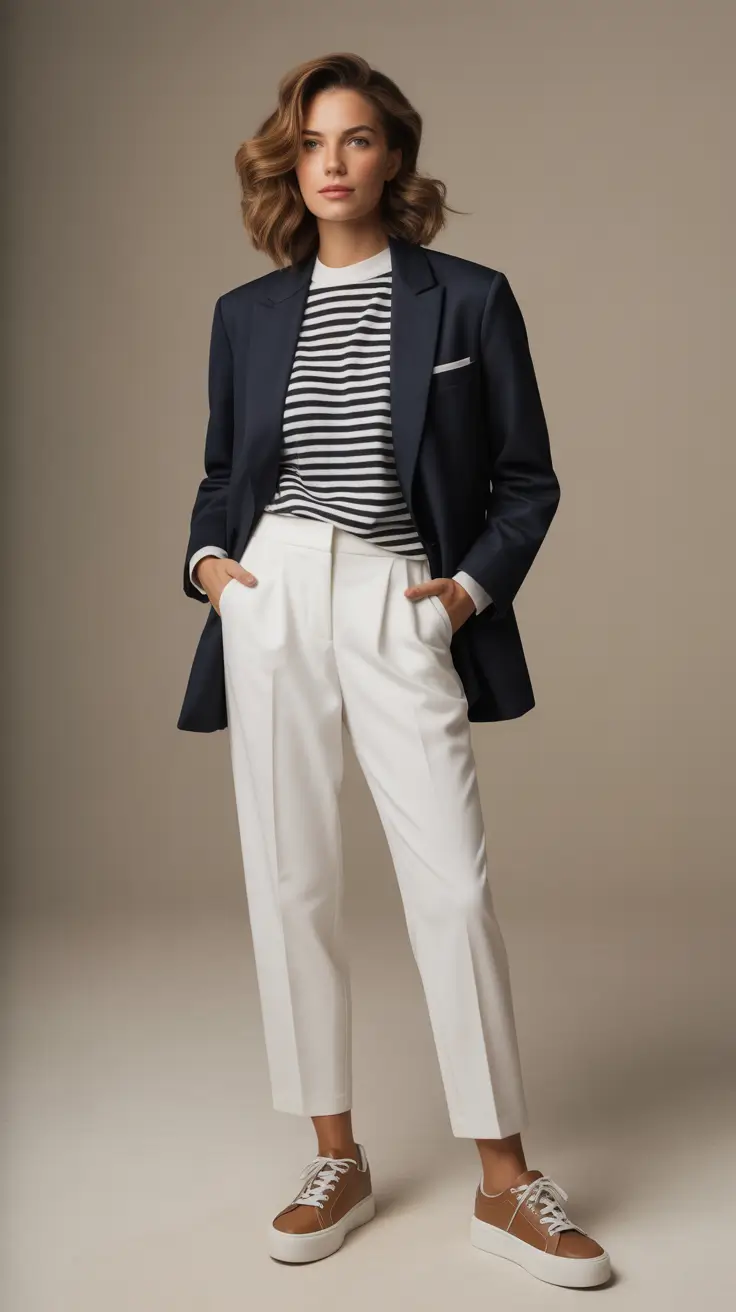 old money outfits 2026 Modern Breton Lines: The Polished Sailor Look