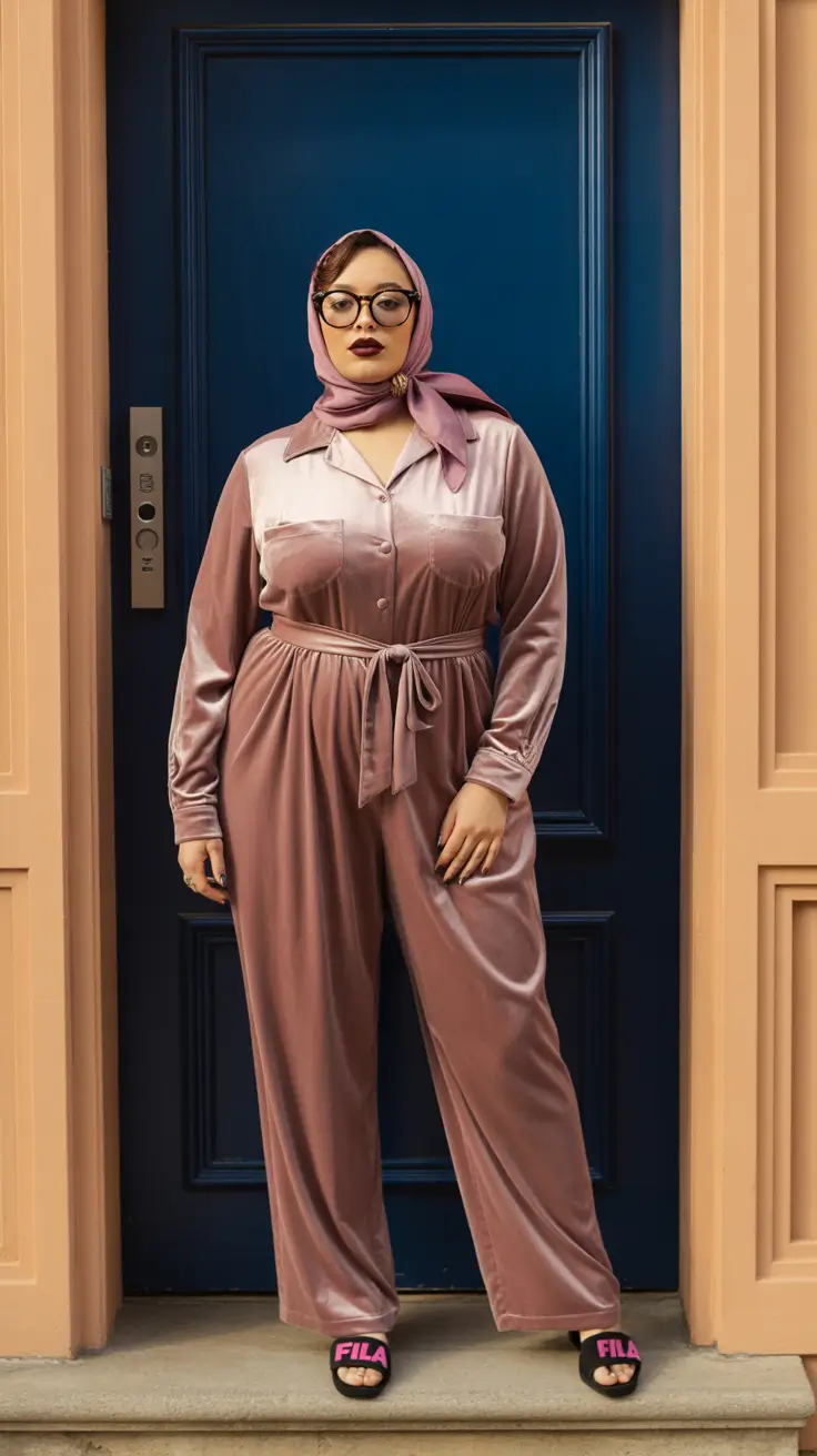 plus size outfits 2026 Velvet Modesty Reimagined