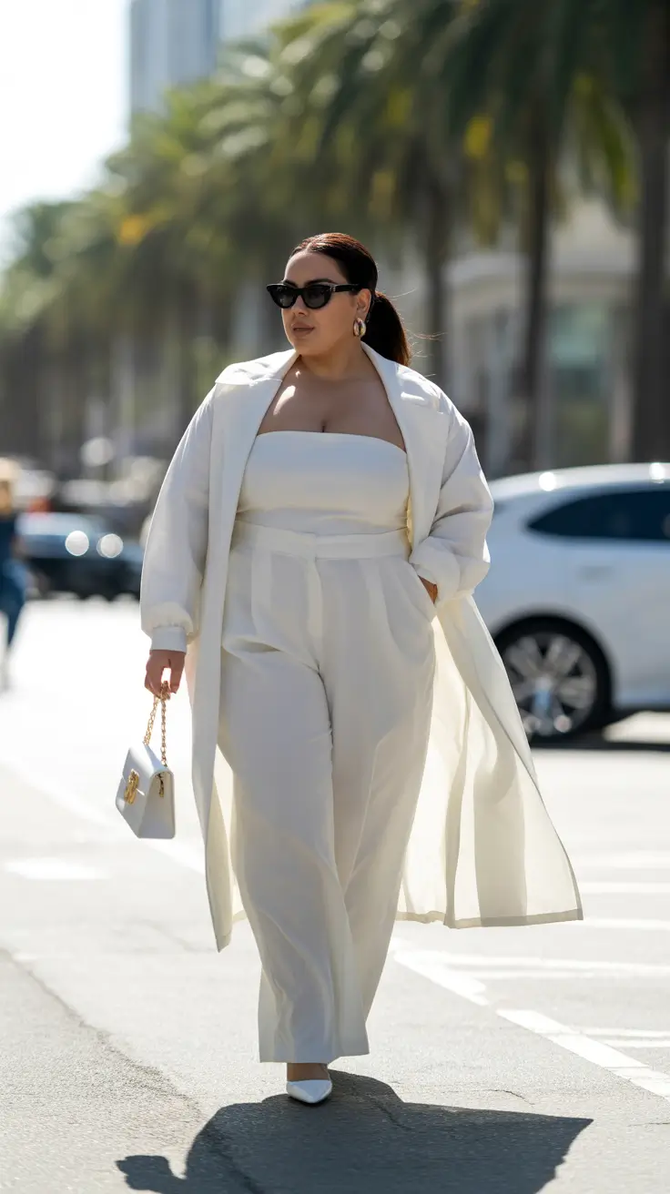 plus size outfits 2026 White City Calm