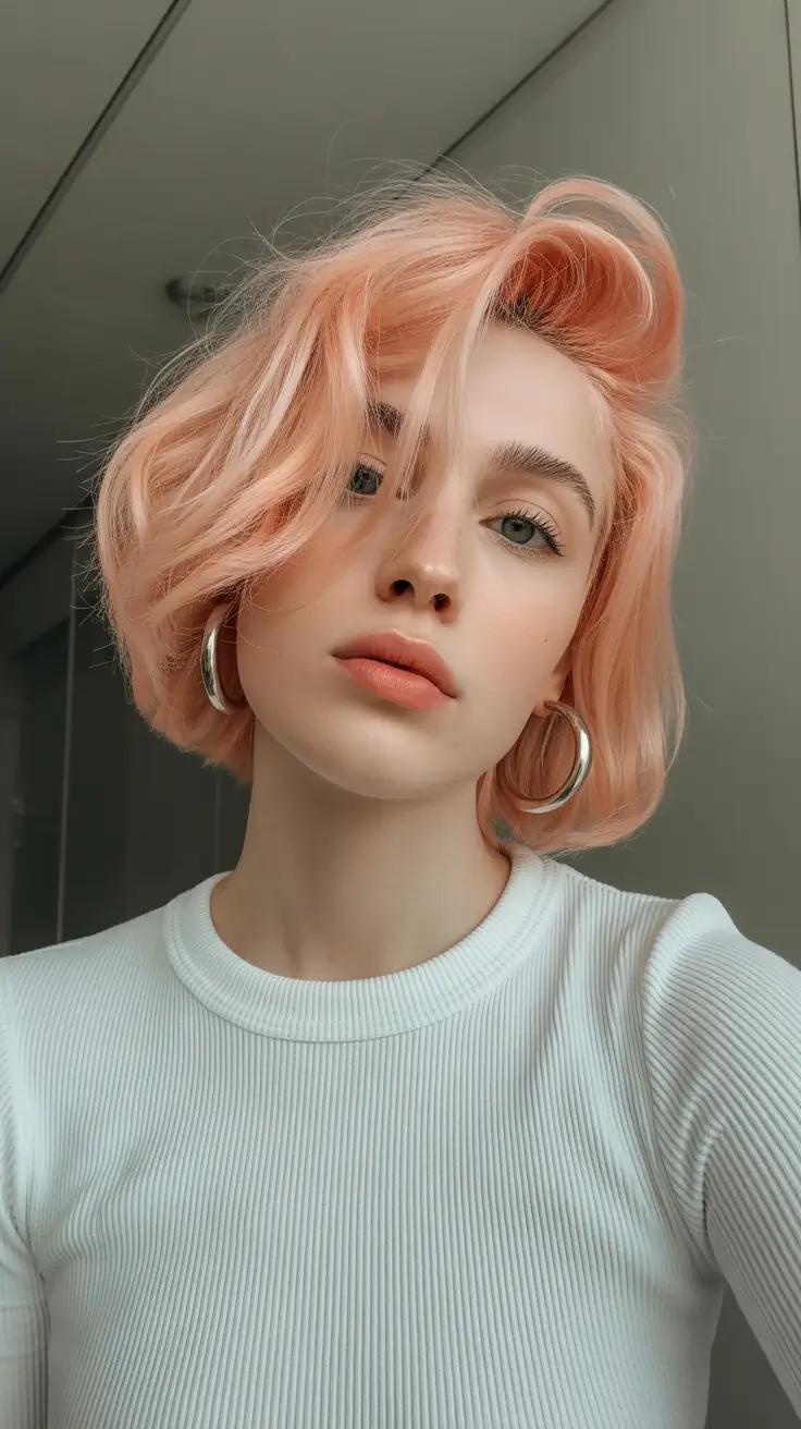 haircut 2026 Peachy Short Bob