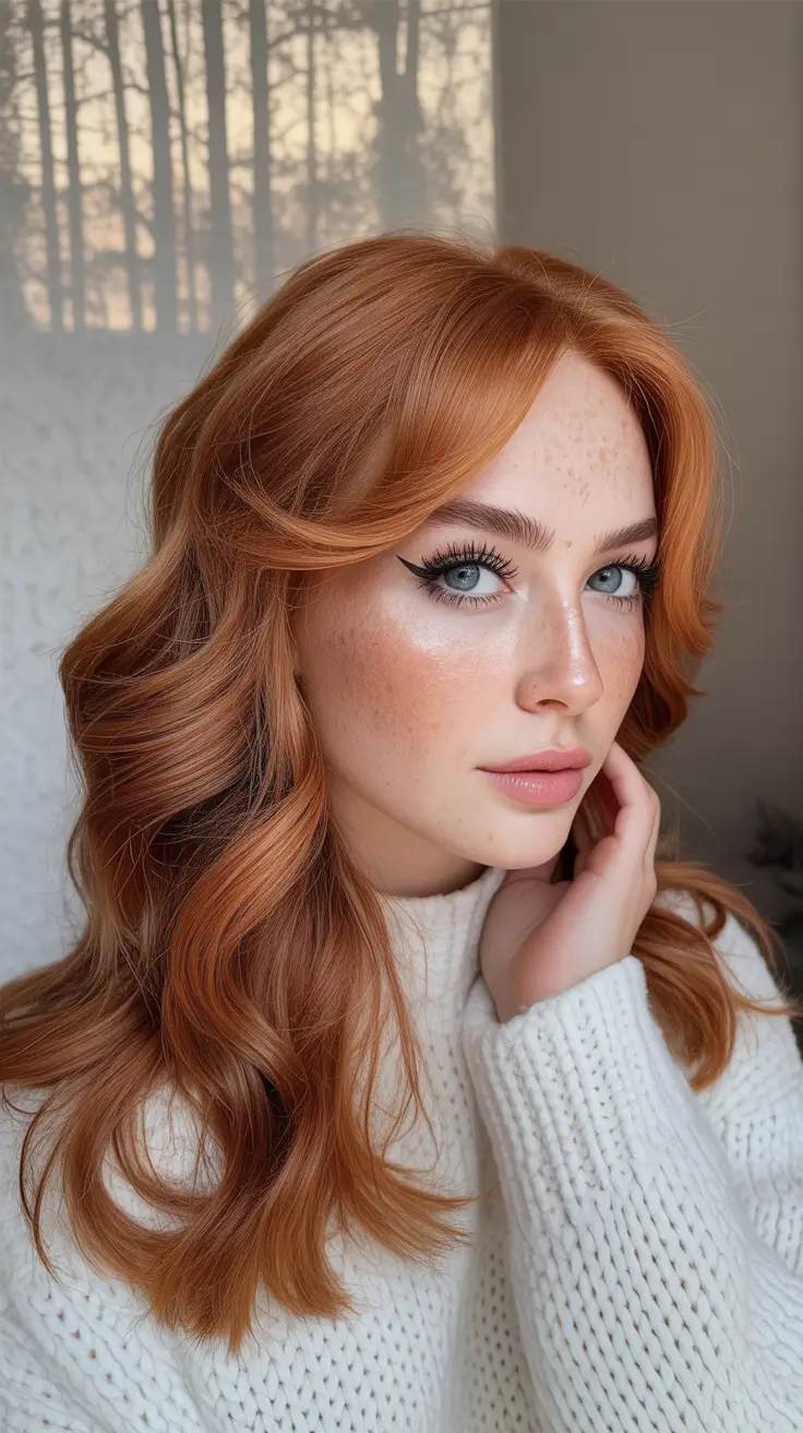 red hair colors 2026 cherry red chic