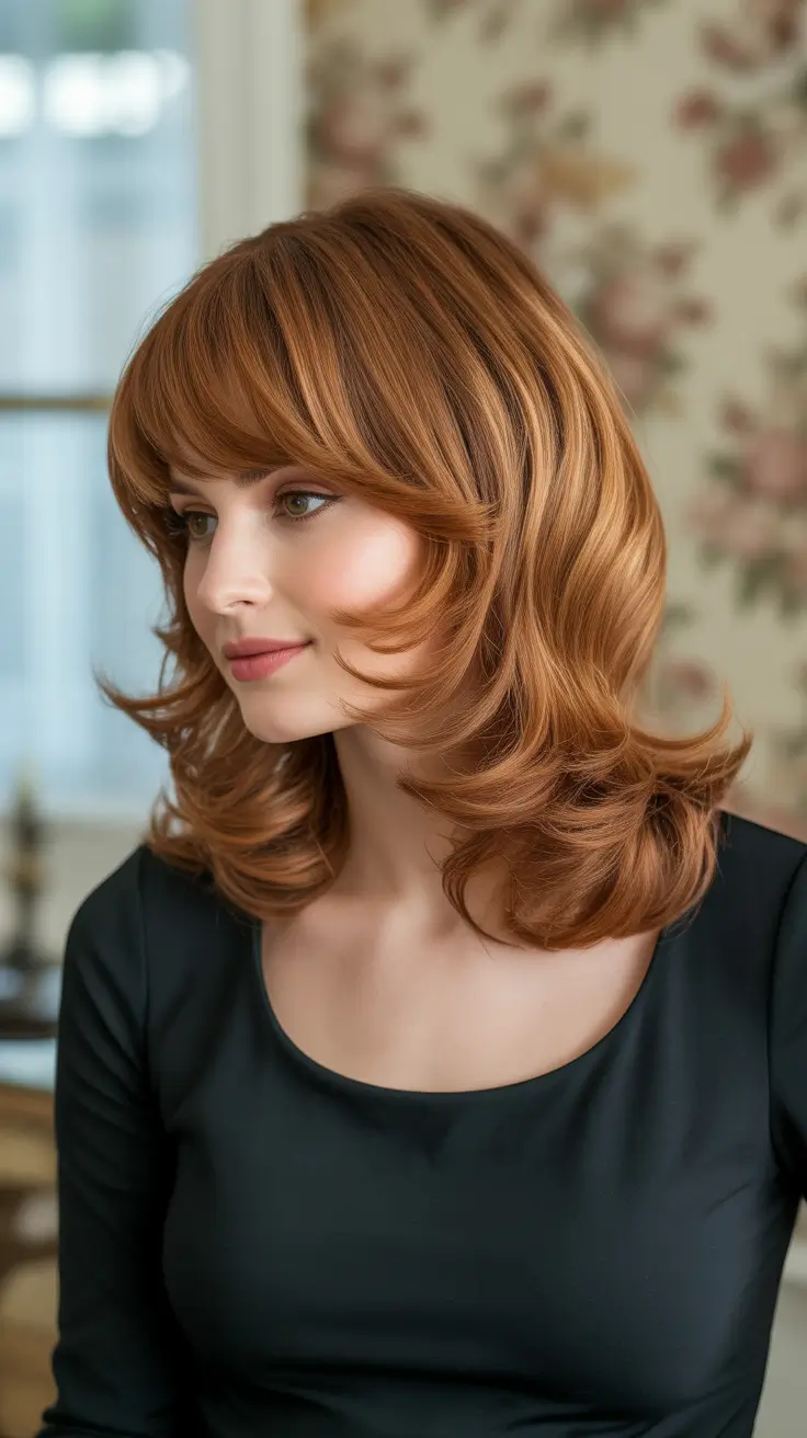 red hair colors 2026 auburn glam