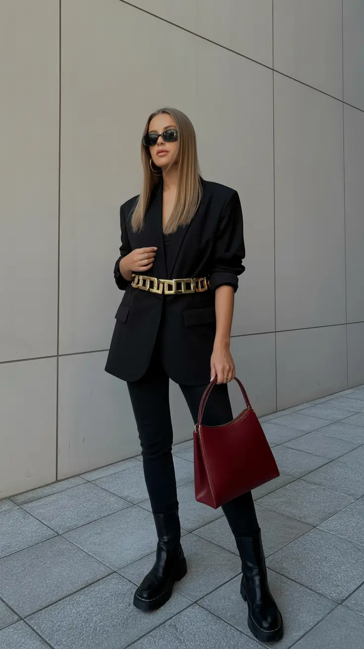 formal outfits for women 2026 Modern Monochrome Power