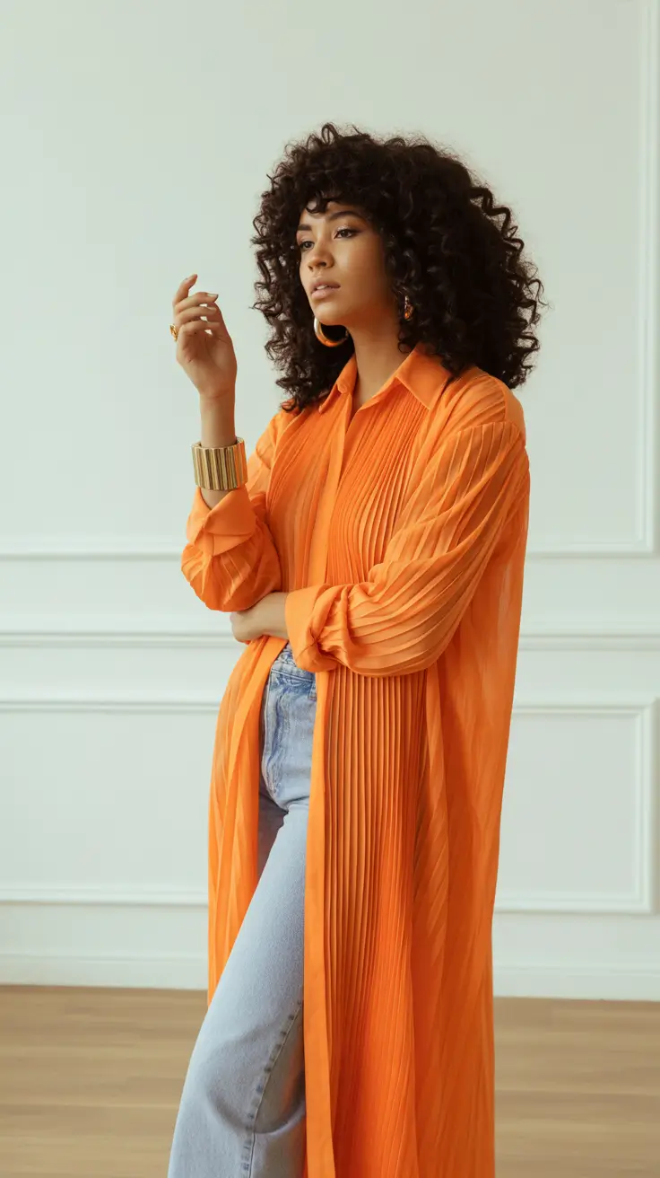 outfits midsize 2026 Sunlit Layers Of Orange