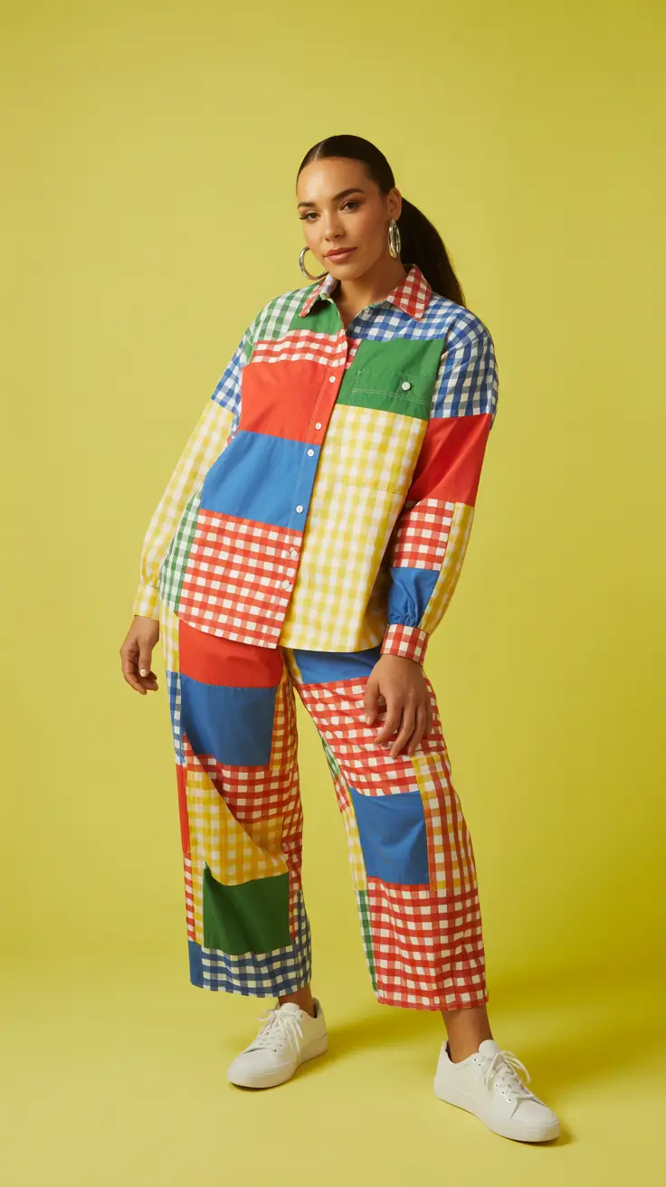 outfits midsize 2026 Playful Color Patchwork