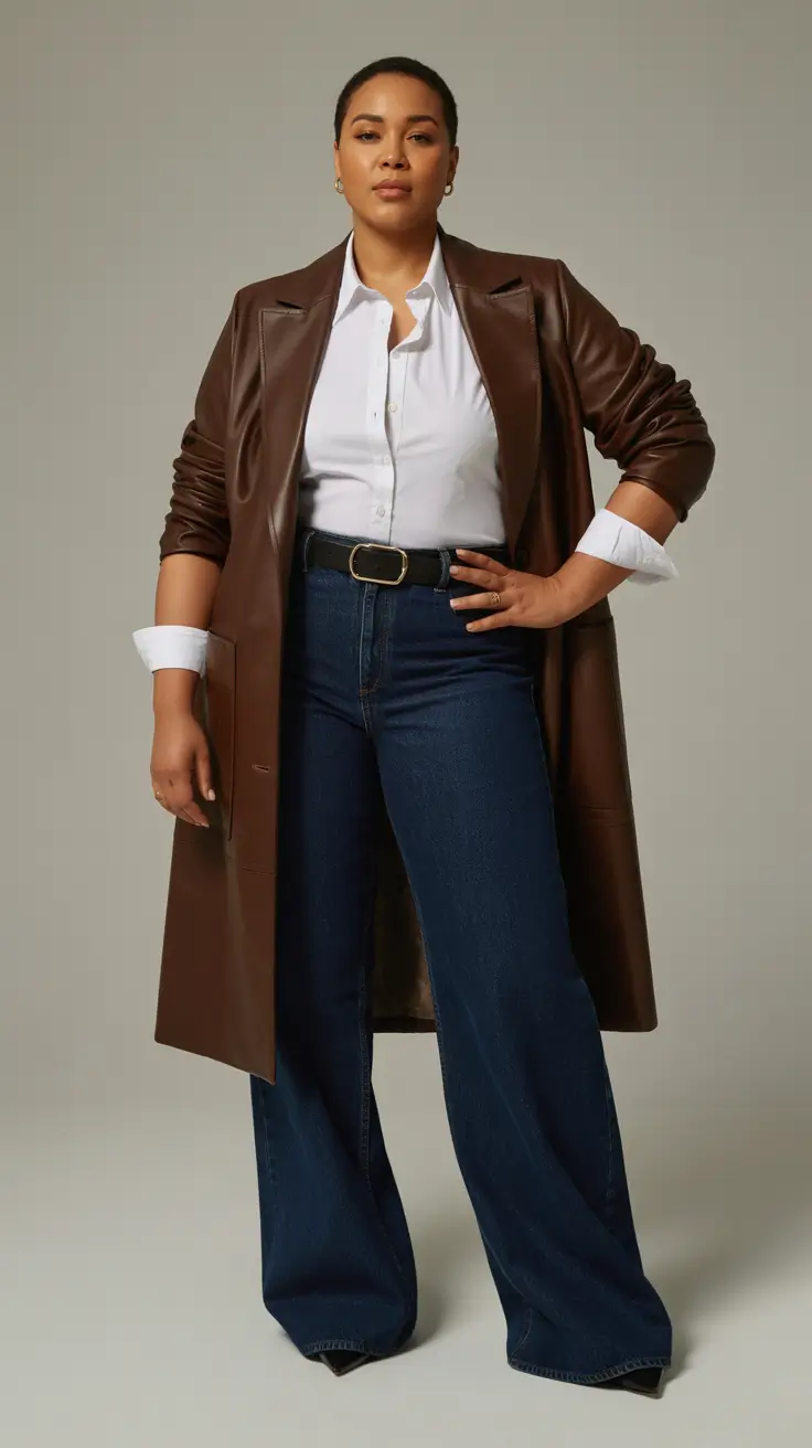 outfits midsize 2026 Classic Edge with a Leather Twist