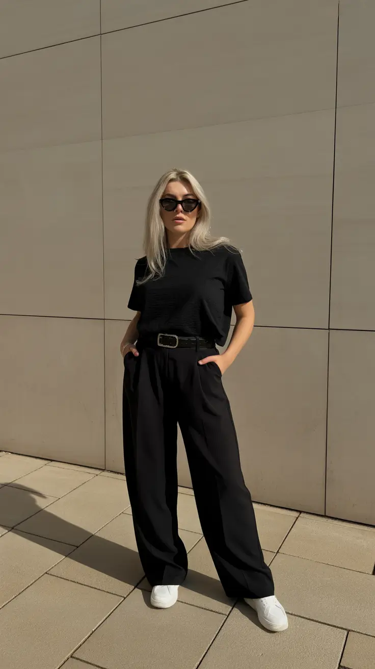 outfits midsize 2026 Modern Monochrome Mood