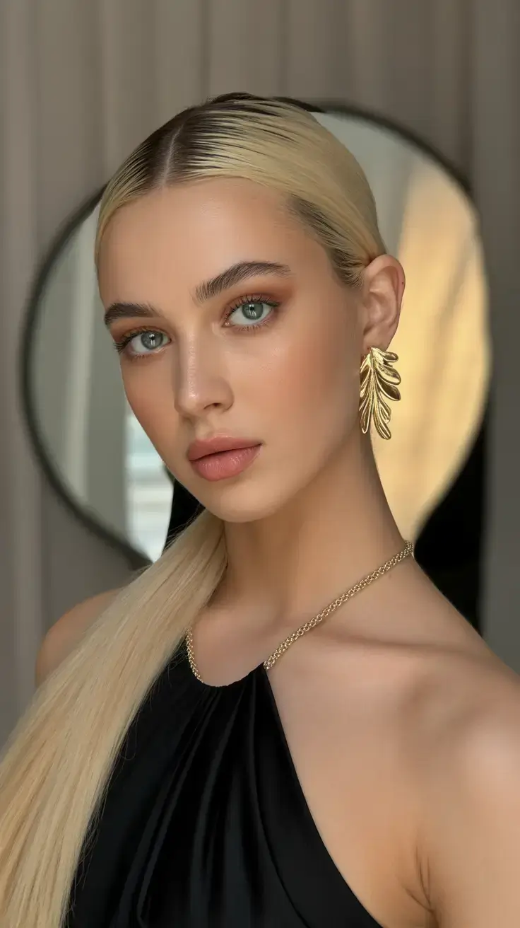 Hairstyles ideas 2026 Sleek Ponytail with a Modern Twist