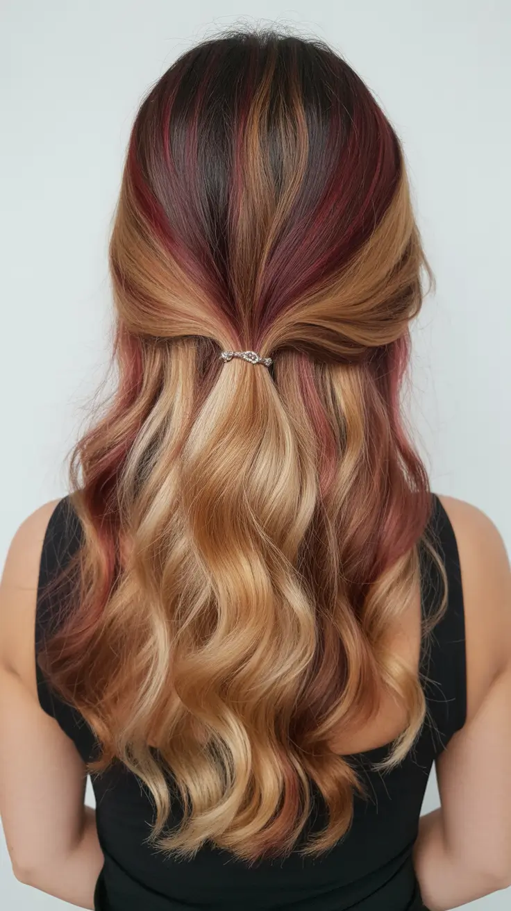 cute hairstyle 2026 Golden Wine Waves