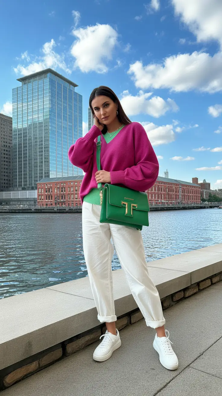 outfits layering 2026 Bright City Neutrals with a Twist