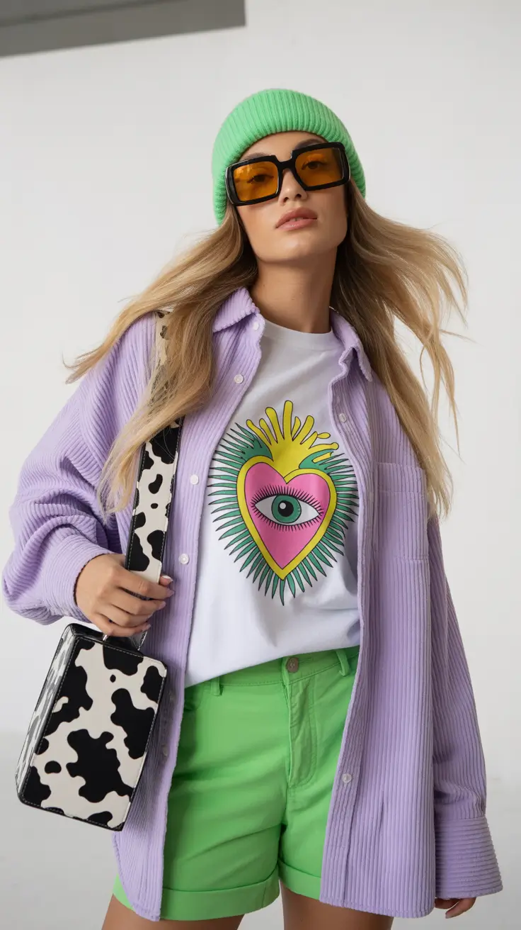 outfits layering 2026 Playful Street Energy in Pastel Tones