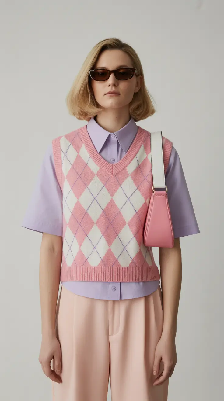 outfits layering 2026 Soft Academia with a Pastel Twist