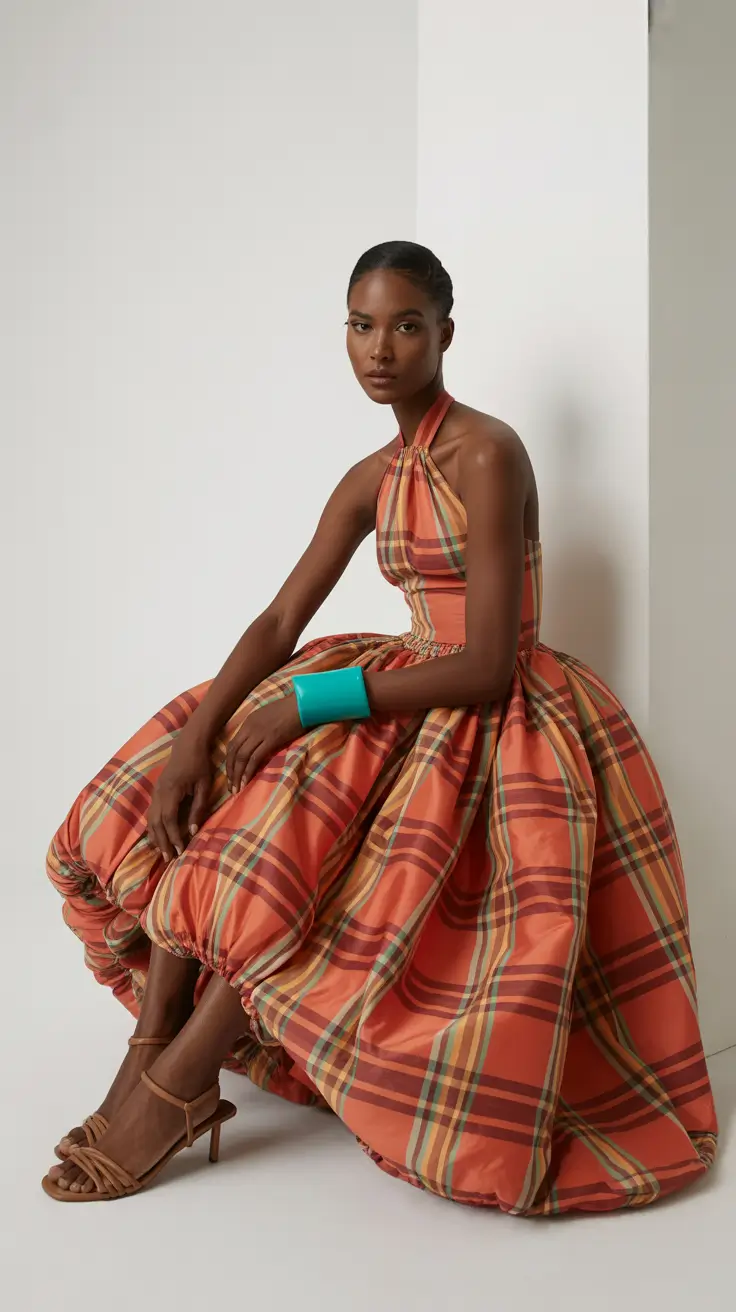 trendy outfits 2026 The Power of Plaid and Volume