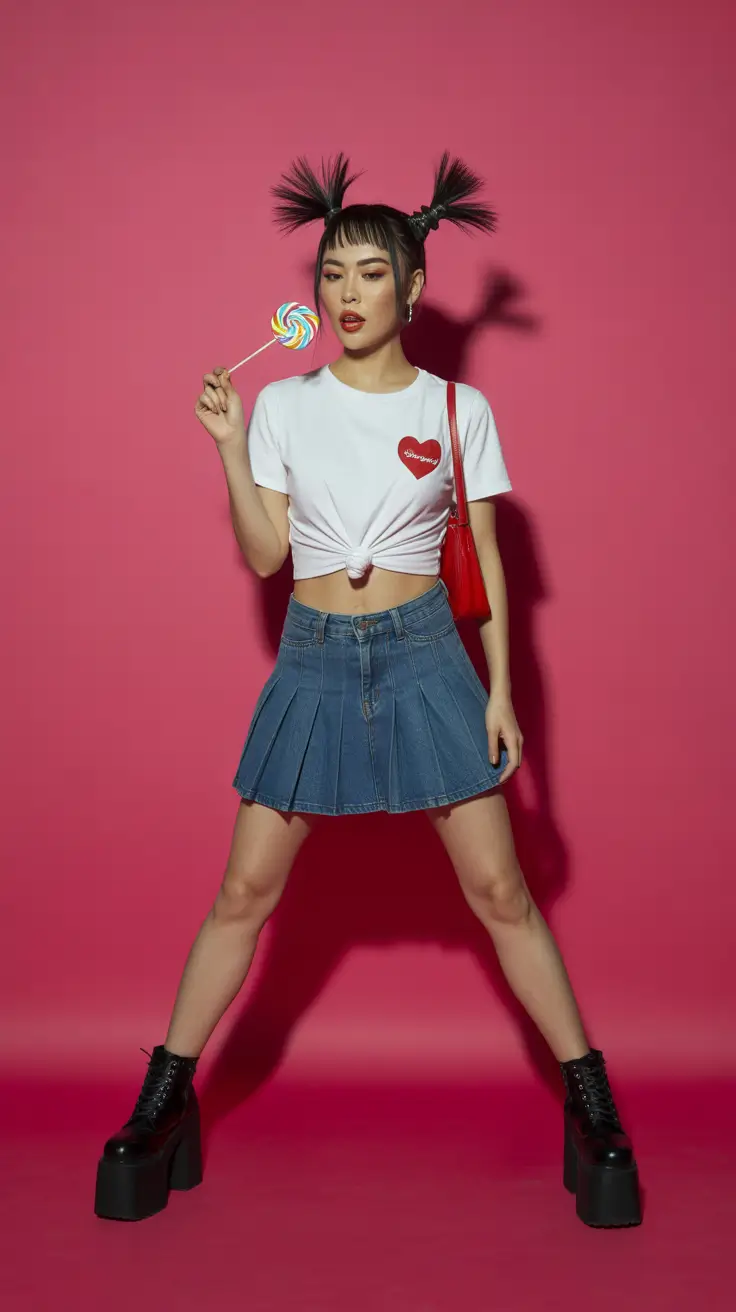 y2k outfits 2026 Cute Pop Energy with a Twist