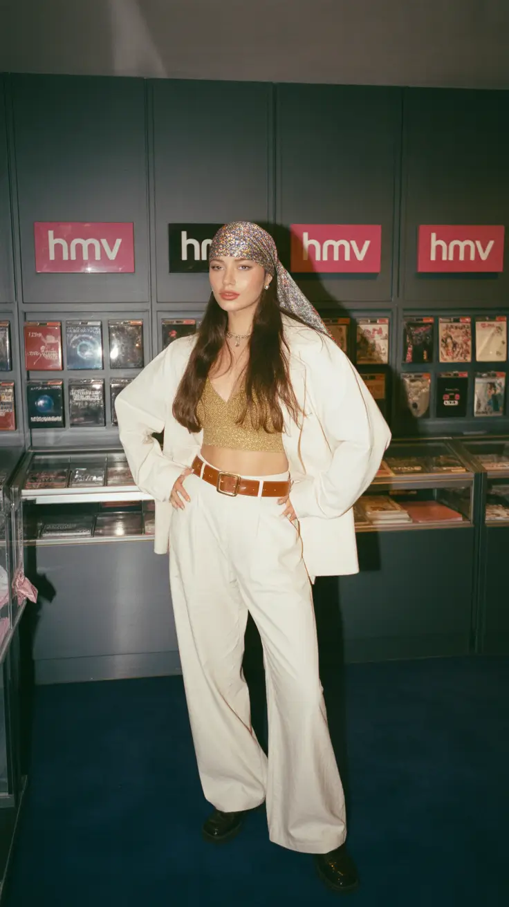 y2k outfits 2026 Retro Groove Glamour