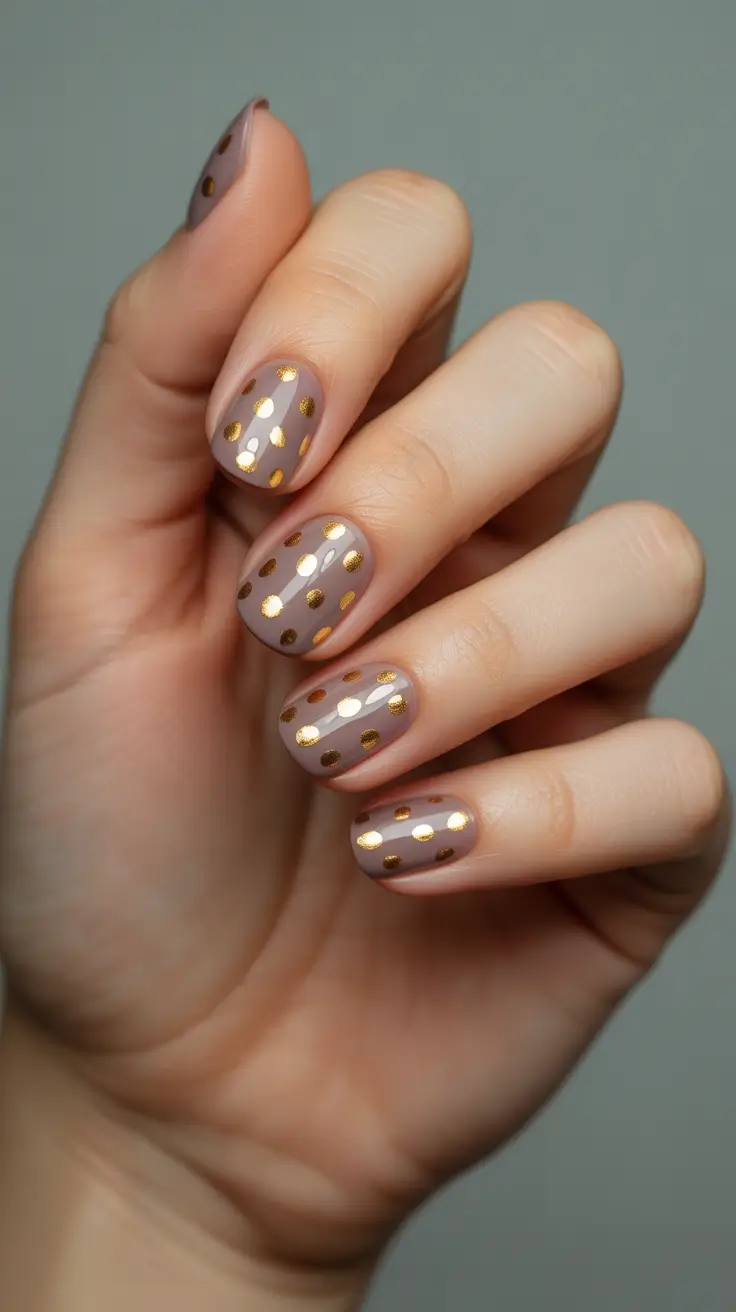 Best Gel Nails 2026 Nude Gold