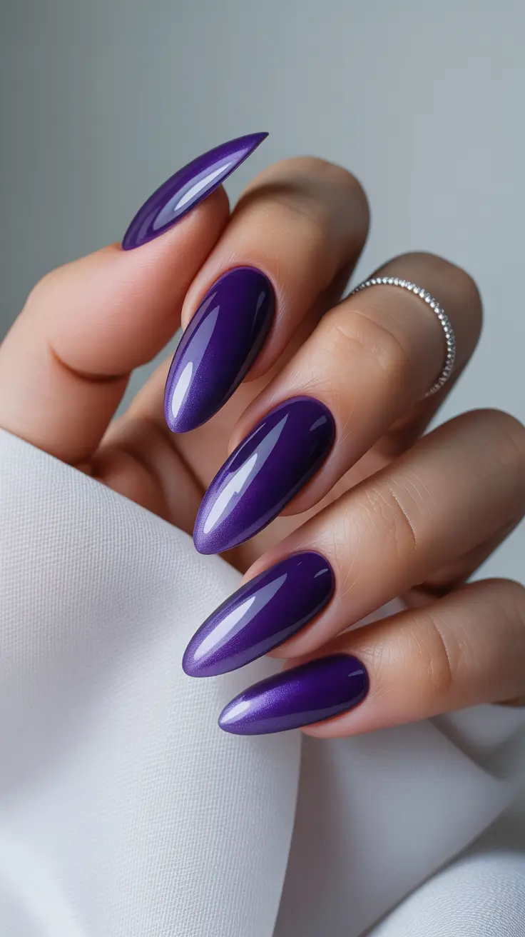 Best Gel Nails 2026 Royal Purple Gel Nails