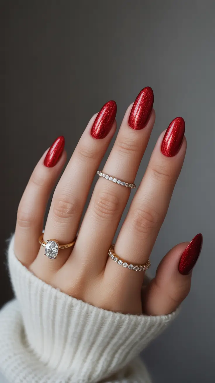 Classic Red Nails 2026 Cherry Red With a Soft Glow