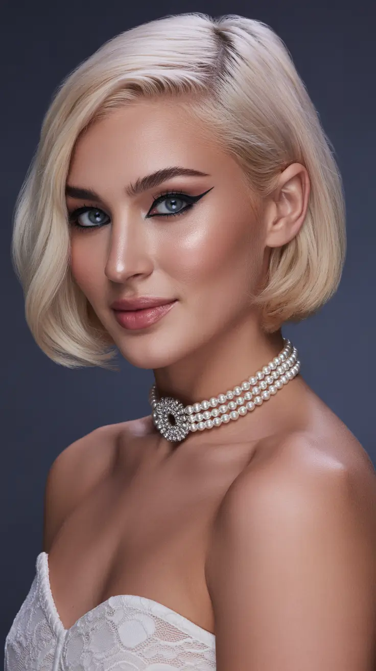bob hairstyle 2026 Classic Blonde Bob Revival