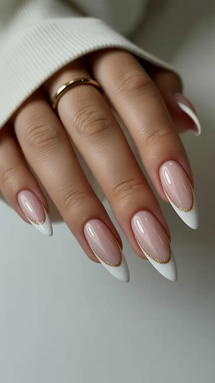 Easy Simple Nails 2026 French Almond