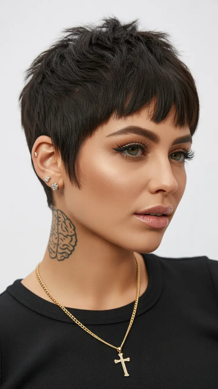 pixie haircut 2026 Textured Rebel Pixie
