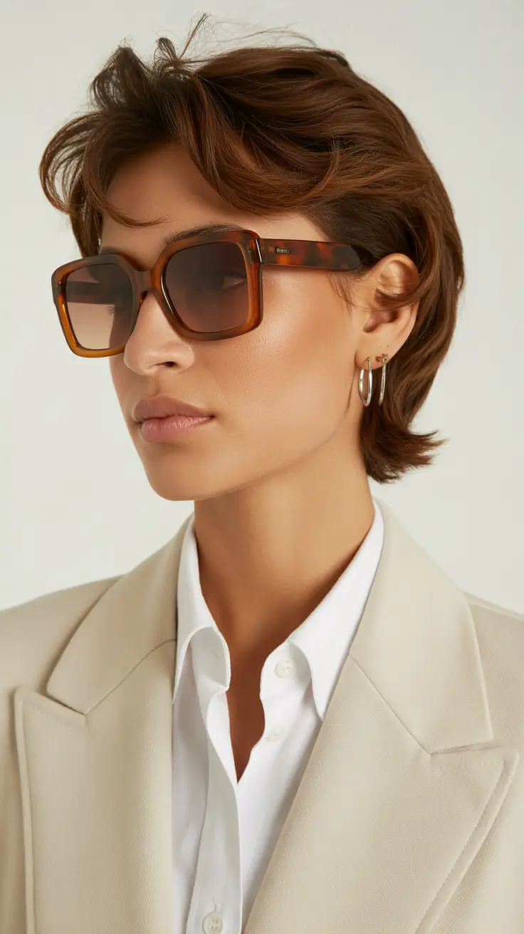 pixie haircut 2026 Longer Pixie with Retro Flair