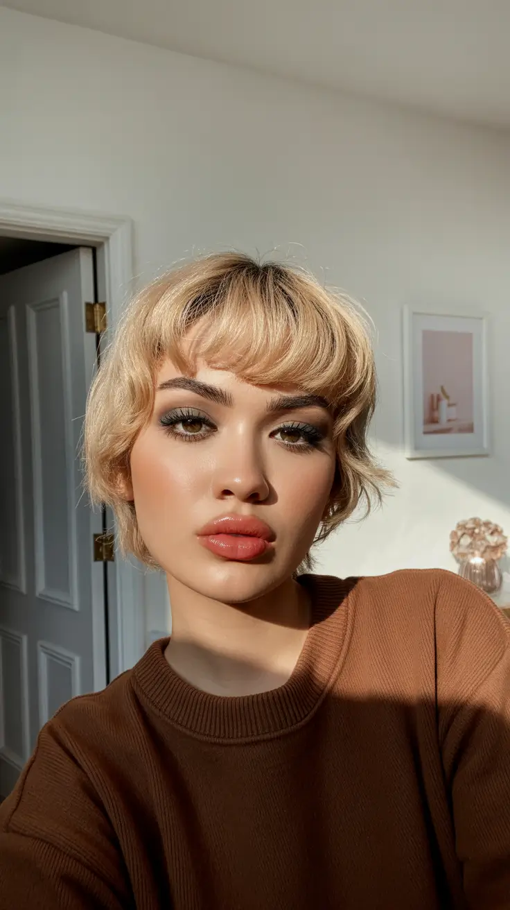 pixie haircut 2026 Golden Shag Pixie