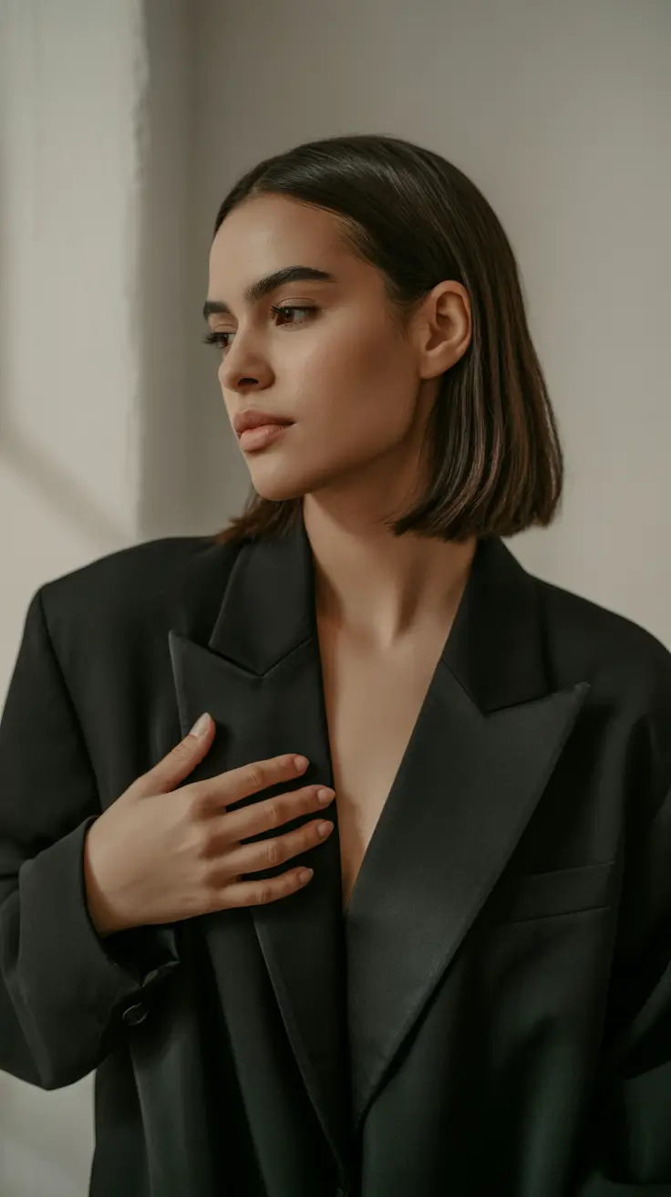 haircuts for thin fine hair 2026 Polished Straight Bob