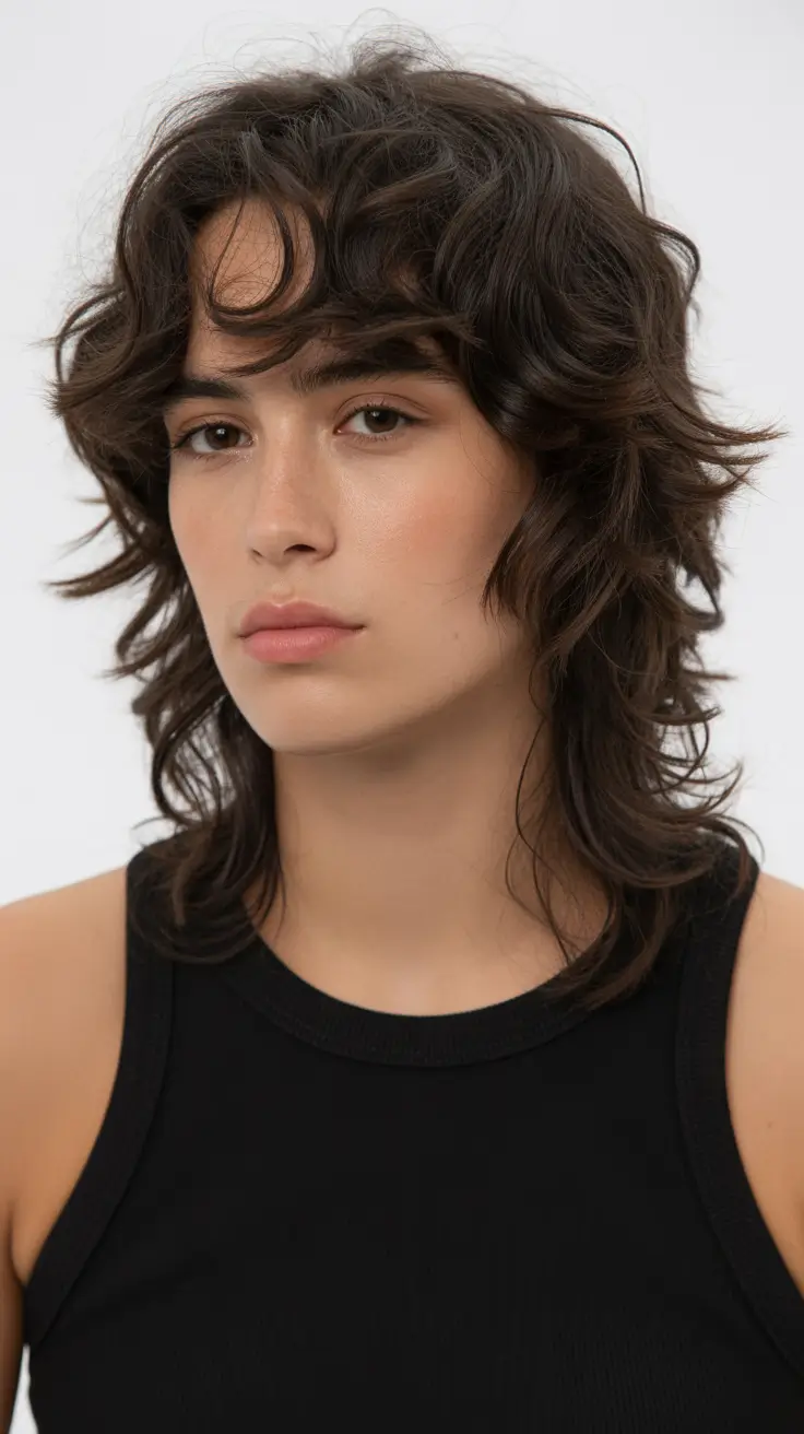 haircuts for thin fine hair 2026 Curly Mullet Revival