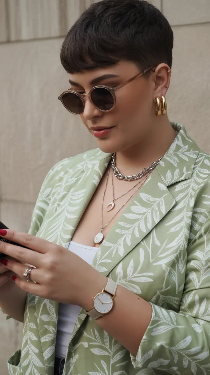 Haircuts for Chubby Faces 2026 Ultra Short Pixie With Soft Texture