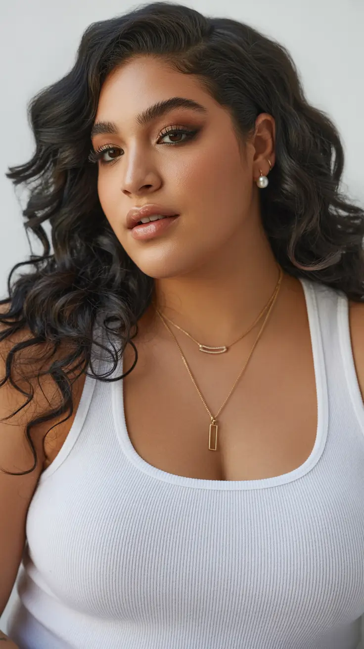 Haircuts for Chubby Faces 2026 Modern Shag With Airy Movement