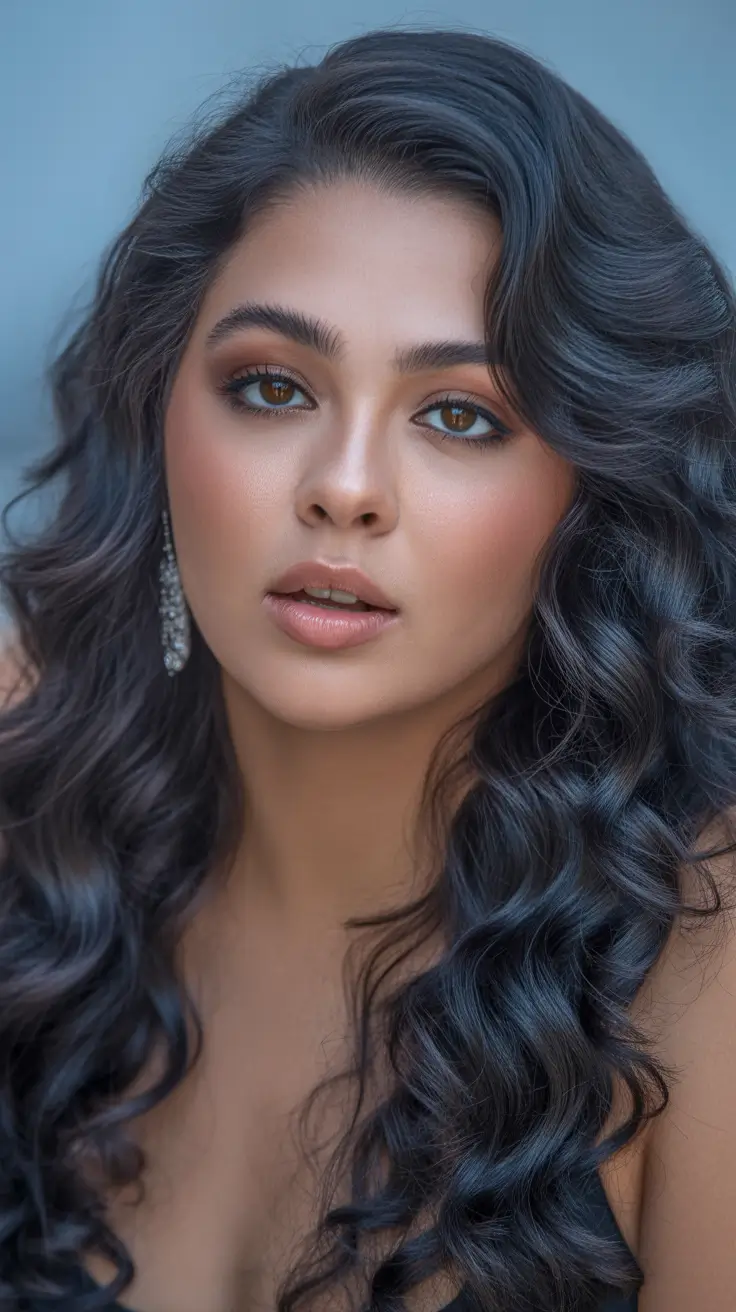 Haircuts for Chubby Faces 2026 Defined Curly Length