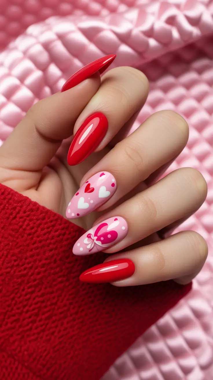Holiday Nails Inspiration 2026 Classic Red Design