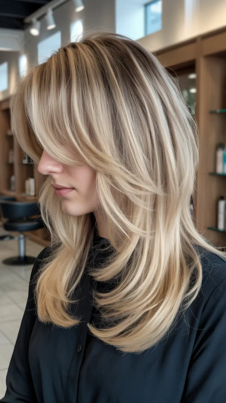 Butterfly Haircut 2026 Light Blonde Butterfly With Feathered Ends